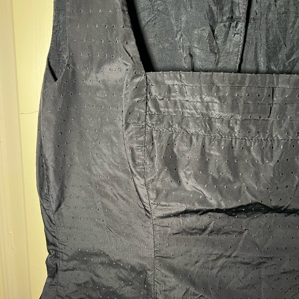 French Connection Vintage Dotted Black Sleeveless Blouse - Picture 4 of 8